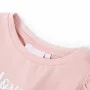 Camiseta infantil de manga volante rosa claro 104 de , Camisetas para niños - Ref: Foro24-10500, Precio: 8,19 €, Descuento: %