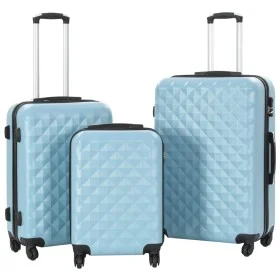 Juego de maletas rígidas con ruedas trolley 3 piezas azul ABS de vidaXL, Maletas - Ref: Foro24-91889, Precio: 143,40 €, Descu...