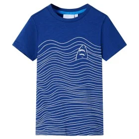 Camiseta infantil azul oscuro 104 de , Camisetas para niños - Ref: Foro24-12310, Precio: 8,12 €, Descuento: %