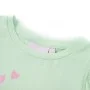 Camiseta infantil de manga volante verde suave 140 de , Camisetas para niños - Ref: Foro24-10638, Precio: 8,45 €, Descuento: %