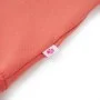Camiseta infantil de manga volante coral 128 de , Camisetas para niños - Ref: Foro24-10627, Precio: 8,45 €, Descuento: %