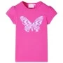 Camiseta infantil de manga casquillo rosa oscuro 92 de , Camisetas para niños - Ref: Foro24-10839, Precio: 8,24 €, Descuento: %