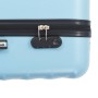 Juego de maletas rígidas con ruedas trolley 3 piezas azul ABS de vidaXL, Maletas - Ref: Foro24-91889, Precio: 135,47 €, Descu...
