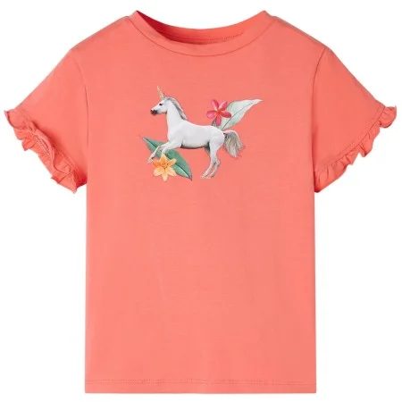 Camiseta infantil de manga corta coral 92 de , Camisetas para niños - Ref: Foro24-10684, Precio: 8,24 €, Descuento: %