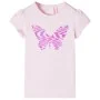 Camiseta infantil de manga casquillo rosa suave 104 de , Camisetas para niños - Ref: Foro24-10830, Precio: 8,24 €, Descuento: %