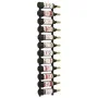 Botellero de pared para 12 botellas hierro negro de vidaXL, Botelleros - Ref: Foro24-282466, Precio: 44,01 €, Descuento: %