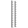 Botellero de pared para 12 botellas hierro negro de vidaXL, Botelleros - Ref: Foro24-282466, Precio: 44,01 €, Descuento: %