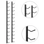 Wall wine rack for 12 black iron bottles by vidaXL, Wine racks - Ref: Foro24-282466, Price: 44,01 €, Discount: %