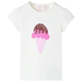 Camiseta infantil color crudo 104 de , Camisetas para niños - Ref: Foro24-10715, Precio: 8,45 €, Descuento: %