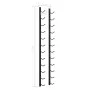 Botellero de pared para 12 botellas hierro negro de vidaXL, Botelleros - Ref: Foro24-282466, Precio: 44,01 €, Descuento: %