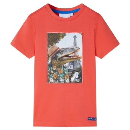 Camiseta infantil rojo claro 116 de , Camisetas para niños - Ref: Foro24-11751, Precio: 8,19 €, Descuento: %