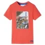Camiseta infantil rojo claro 116 de , Camisetas para niños - Ref: Foro24-11751, Precio: 8,19 €, Descuento: %