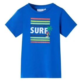Camiseta infantil azul chillón 128 de , Camisetas para niños - Ref: Foro24-11787, Precio: 8,12 €, Descuento: %
