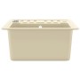 Fregadero de cocina de granito con un seno beige de vidaXL, Fregaderos - Ref: Foro24-144860, Precio: 167,89 €, Descuento: %