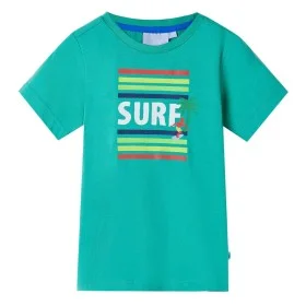 Camiseta infantil verde neón 116 de , Camisetas para niños - Ref: Foro24-11791, Precio: 8,12 €, Descuento: %