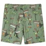 Light khaki children's short-sleeved pajamas 116 by , Children's pajamas - Ref: Foro24-12511, Price: 10,64 €, Discount: %