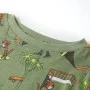 Light khaki children's short-sleeved pajamas 116 by , Children's pajamas - Ref: Foro24-12511, Price: 10,64 €, Discount: %