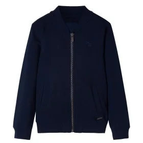 Sudadera infantil con cremallera azul marino 128 de , Camisetas para niños - Ref: Foro24-11967, Precio: 12,50 €, Descuento: %