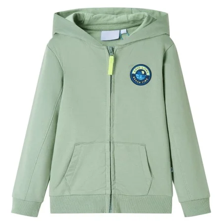 Sudadera infantil con capucha y cremallera caqui claro 128 de , Camisetas para niños - Ref: Foro24-12587, Precio: 14,71 €, De...
