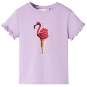 Camiseta infantil lila 140 de , Camisetas para niños - Ref: Foro24-10813, Precio: 11,42 €, Descuento: %
