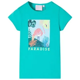 Mint green children's t-shirt 128 by , Kids T-shirts - Ref: Foro24-11127, Price: 8,45 €, Discount: %