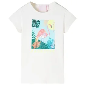 Camiseta infantil color crudo 116 de , Camisetas para niños - Ref: Foro24-11131, Precio: 8,45 €, Descuento: %