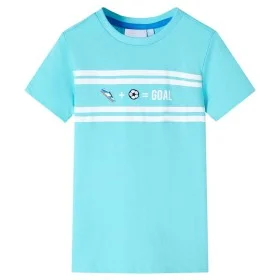 Camiseta infantil aguamarina 92 de , Camisetas para niños - Ref: Foro24-12454, Precio: 8,12 €, Descuento: %