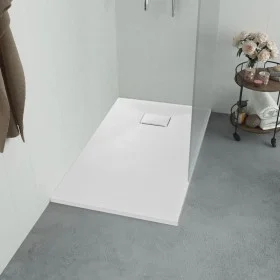 SMC white shower tray 120x70 cm by vidaXL, Shower trays - Ref: Foro24-144774, Price: 163,28 €, Discount: %