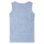 Camiseta de tirantes infantil azul melange 92 de , Camisetas para niños - Ref: Foro24-12494, Precio: 7,79 €, Descuento: %