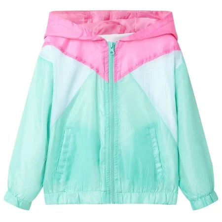 Chaqueta infantil con capucha y cremallera multicolor 116 de , Ropa de abrigo para niños - Ref: Foro24-10826, Precio: 14,05 €...