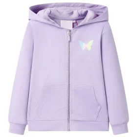 Sudadera infantil con capucha lila 104 de , Camisetas para niños - Ref: Foro24-10845, Precio: 18,69 €, Descuento: %