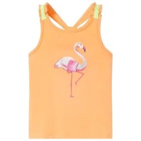 Camiseta de tirantes infantil naranja 92 de , Camisetas para niños - Ref: Foro24-11144, Precio: 8,30 €, Descuento: %