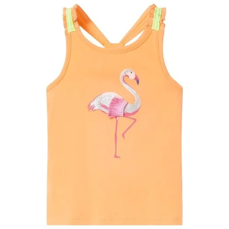 Camiseta de tirantes infantil naranja 92 de , Camisetas para niños - Ref: Foro24-11144, Precio: 8,30 €, Descuento: %