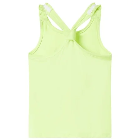 Camiseta de tirantes infantil amarillo neón 128 de , Camisetas para niños - Ref: Foro24-11152, Precio: 8,30 €, Descuento: %