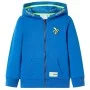 Sudadera infantil con capucha y cremallera azul 116 de , Camisetas para niños - Ref: Foro24-11696, Precio: 13,56 €, Descuento: %