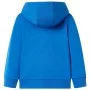 Sudadera infantil con capucha y cremallera azul 116 de , Camisetas para niños - Ref: Foro24-11696, Precio: 13,56 €, Descuento: %