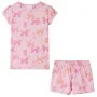 Pijama infantil de manga corta rosa claro 92 de , Pijamas de niños - Ref: Foro24-10439, Precio: 11,57 €, Descuento: %