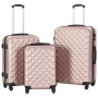 Juego de maletas rígidas ruedas trolley 3 pzas rosa dorado ABS de vidaXL, Maletas - Ref: Foro24-91888, Precio: 133,17 €, Desc...