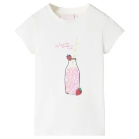 Camiseta infantil color crudo 116 de , Camisetas para niños - Ref: Foro24-11261, Precio: 8,19 €, Descuento: %