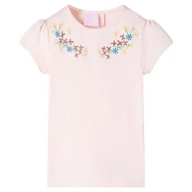 Camiseta infantil rosa suave 128 de , Camisetas para niños - Ref: Foro24-11332, Precio: 8,59 €, Descuento: %