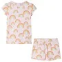Pijama infantil de manga corta rosa suave 140 de , Pijamas de niños - Ref: Foro24-11403, Precio: 11,04 €, Descuento: %