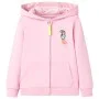 Sudadera infantil con capucha y cremallera rosa 104 de , Camisetas para niños - Ref: Foro24-11565, Precio: 11,97 €, Descuento: %