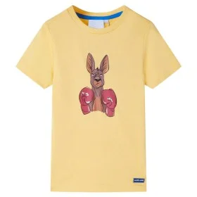 Camiseta infantil de manga corta amarillo 140 de , Camisetas para niños - Ref: Foro24-11883, Precio: 8,19 €, Descuento: %