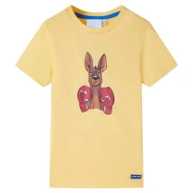 Camiseta infantil de manga corta amarillo 116 de , Camisetas para niños - Ref: Foro24-11881, Precio: 8,19 €, Descuento: %