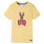 Camiseta infantil de manga corta amarillo 116 de , Camisetas para niños - Ref: Foro24-11881, Precio: 8,19 €, Descuento: %