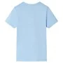 Camiseta infantil de manga corta azul claro 116 de , Camisetas para niños - Ref: Foro24-12016, Precio: 8,12 €, Descuento: %