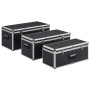 Cajas de almacenamiento 3 unidades aluminio negro de vidaXL, Cajas de herramientas - Ref: Foro24-91853, Precio: 214,91 €, Des...