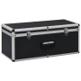 Cajas de almacenamiento 3 unidades aluminio negro de vidaXL, Cajas de herramientas - Ref: Foro24-91853, Precio: 214,91 €, Des...
