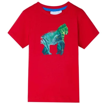 Camiseta infantil color rojo 104 de , Camisetas para niños - Ref: Foro24-12255, Precio: 8,06 €, Descuento: %
