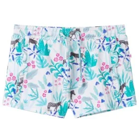 Pantalones cortos infantiles con cordón crudo y verde menta oscuro 92 de , Pantalones de niños - Ref: Foro24-11429, Precio: 9...